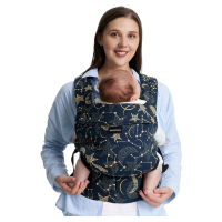 Momcozy draagzak voor baby's   ergonomisch, comfortabel en lichtgewicht, voor baby's van 7 44 lb (3 20 kg), gemakkelijk om te doen, houdt de handen vrij, verbeterde lendensteun, sterrenpatroon, cadeaus voor mama
