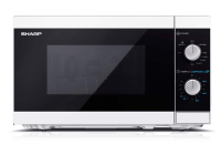 SHARP Vrijstaande magnetron YC MG01E W met grill 800 W Wit