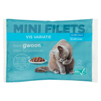 G'woon Premium Mini Fillets Visvariantie Zalm & Forel 4 stuks
