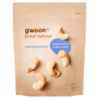 G'woon Cashew Noten Geroosterd & Ongezouten   200 g