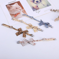 Meowmagic huisdierenhalsband met strik
