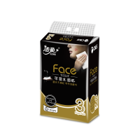 C&S papieren zakdoekjes (eau de cologne geur), 150 vellen, 3 laags, 3 verpakkingen, eau de cologne geur, zijdezacht gevoel