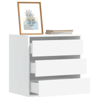VidaXL Ladekast 60x41x58 cm geëngineerd hout wit