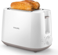 Philips Daily collectie Broodrooster  8 Standen, 4 functies, Opzethouder, Ontdooifunctie, wit   HD2581/00