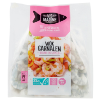 Vismarine Wok Garnalen   450 g