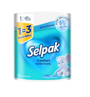 Selpak keukenrol Comfort Maxi 260 vellen 1=3