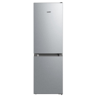 Comfee' RCB169DS2(E) koel vriescombinatie, 150 cm hoog, 115 l + 59 l, verminderde ijsvorming, instelbare temperatuur, energieklasse E, zilver