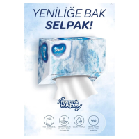 Selpak Hand  en Gezichtdoekjes, 80 stuks