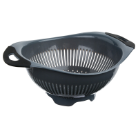 5Five PP vergiet met TPR handvat   Grijs, 31,6 x 24,3 x 12,5 cm