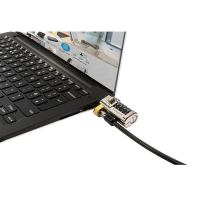 DELL 461 AAEU kabelslot zwart, roestvrijstaal 1,8 m