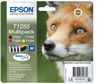 Epson Fox multipack 4 kleuren T1285 DURABrite Ultra inkt