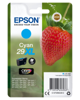 Epson Strawberry enkelverpakking cyaan 29XL Claria Home inkt