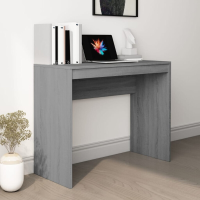 VidaXL Bureau   Geprocessed hout, Grijs Sonoma eiken, 90 x 40 x 72 cm