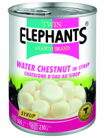 Twin Elephants Gezoete waterkastanjes 565 g