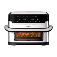 Tefal EY922D Easy Fry Airfryer   6,2 liter inhoud   1700 W vermogen   XXL gezinsformaat   9 kookprogramma's   digitaal display