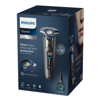 Philips scheerapparaat Series 7000, elektrisch nat  en droogscheerapparaat met SkinIQ technologie, uitklapbare trimmer, oplaadstandaard, reisetui, Quick Clean Pod, GroomTribe app verbinding en volledig led display – S7887/55