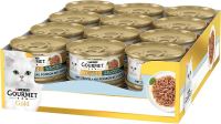 Gourmet Gold Kattenvoer Zachte Snacks met Zeevis 24 x 85 g