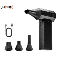 JUFINX X3 mini persluchtblazer   turboventilator 110000 tpm | 20 W snelladen, oplaadbare accu, 3 instelbare snelheden, 4 u accuduur, hogedrukluchtpistool voor autoreiniging, draadloze luchtblazer, toetsenbordreinigingsgereedschappen, perfect voor autorein