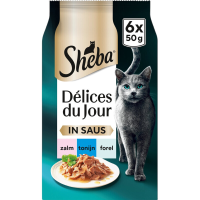 Sheba delicatessen in saus met vis multipack