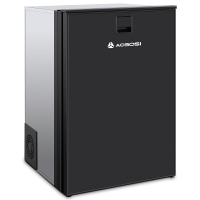 AAOBOSI 110L Draagbare Auto Koelvriescombinatie met Dubbele Zone en LED verlichting 12/24V  15°C tot 10°C voor Campers Caravans Boten en Reizen