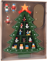 Koopman Traditionele Kerstboom met Hangende Ornamenten   Groen, 30,5 cm