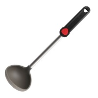 COOKER KING rode stip siliconen dichte bakspaan antiaanbak geperforeerde keukenspatels zeer hittebestendige soeplepel