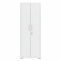 JOYFURNOS 4 Laags Archiefkast, Multifunctionele Kast, Stalen Opbergkast, Dubbele Deuren, Grijs