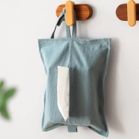 1 Stuks draagbare tissuezak, hangende tissuehouder voor diverse plaatsen, blauw