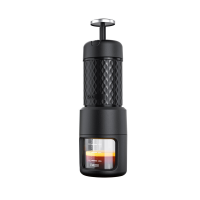 STARESSO Draagbare handmatige espressomachine｜Capsules en koffiepoeder beide geschikt｜304 roestvrijstalen binnenwand｜Draagbare handgezette koffiepot met handdruk, geschikt voor kantoor/dormitorium/thuis/reizen/buiten