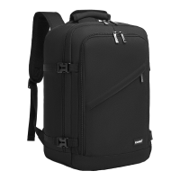Kono handbagage 40x20x25 voor Ryanair onder de stoel reizen handbagage rugzak cabineformaat 20 L zwart