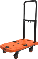 Vouwbare platformwagen BLACK+DECKER   max. 90 Kg, hoogte verstelbaar, 61,4 x 37,3 x 89,4 cm, oranje