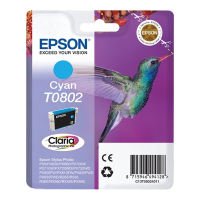 Epson Hummingbird T0802 Claria fotografische inkt cyaan enkelverpakking