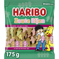 Haribo Zoute Rijen   175 g