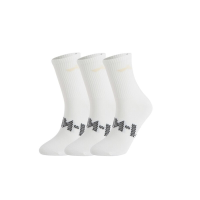 LI NING low cut sokken (3 pack) new white/new white/new white L AWTV007 2H
