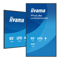 Iiyama 55 inch 4K UHD krachtigste professionele narrowcasting display met geavanceerde bedienings  en connectiviteitsopties