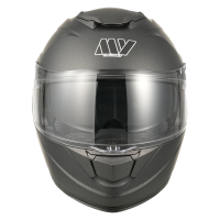 [€20 Korting met coupon] MY modulaire motorhelm met dubbel viziersysteem, ECE 22.06 Gecertificeerd, motorhelm voor woon werkverkeer en touring (935 serie) – Mat titanium – Maat:M