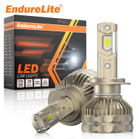 ENdureLite 9006/HB4 LED koplampen, 20.000 Lm helderheid, 6000K wit, 1:1 ontwerp met koelventilator, plug and play, verpakking van 2 stuks