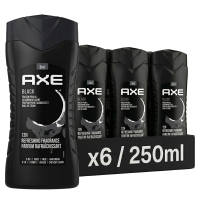AXE douchegel   Black 250 ml (6 pack)