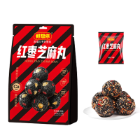 Haoxiangni Rode Dadel Zwarte Sesamballen Rode Dadel Zwarte Sesamsmaak 153 g (Bevat 18 22 Zakjes)