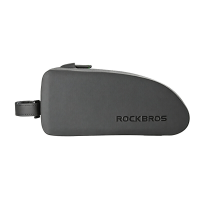 ROCKBROS fiets bovenbuiszak, slanke waterbestendige fietsframezak met quick release bandjes, 600D polyester fietsopbergtas voor racefiets, MTB & e bike, 21,5 × 8,5 × 5,5 cm