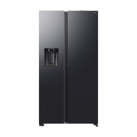 Samsung RS80F66KBFEF vrijstaande koel vriescombinatie   design met naast elkaar geplaatste compartimenten   Twin Cooling systeem   water  en ijsdispenser