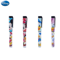 4 Delige Disney Mickey Mouse en Donald Duck pennen set, officieel gelicentieerd, Minnie en Daisy schattige anime balpennen, kleurrijke soepele schrijfwaren cadeau