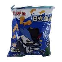Oishi Japanse visschroepjes (zeewiersmaak) 50 g