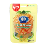 Amos 4D Vruchtgom Sappige explosie   Ananas 65 g
