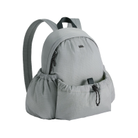 Beneunder LC183 uitbreidbare rugzak 10 L, waterdicht & lichtgewicht reispakket met uitbreidbare capaciteit, spatbestendig & verborgen vakken voor woon werkverkeer/wandelen, unisex essentials, grijs,F