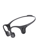Mojawa RunPlus hoofdtelefoon met beengeleiding, Bluetooth hoofdtelefoon met open oor, 32 GB MP3 speler, IP68 waterdichte zwem oordopjes, diepe bas, stevige pasvorm voor hardlopen, sportschool en dagelijks gebruik, zwart