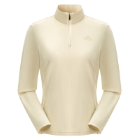 PELLIOT T shirt met lange mouwen voor dames Beige M Kamperen Reizen Waterdicht Duurzaam