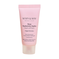 MARY&MAY Vegan Rozen Hyaluronzuur Hydra Wasverwijderbaar Masker 125 g