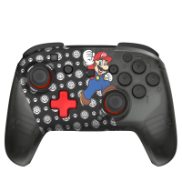 Turtle Beach Rematch Super Mario Jump Draadloze Controller Draadloos   TMR Joystick, 40 Uurs Batterij, C Knop voor GameChat, 2 Programmeerbare Knoppen   Nintendo Switch 2, Switch OLED   Super Mario Jump Edition