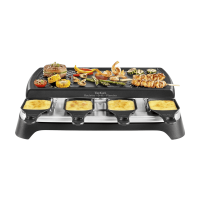 Tefal Gourmetset met 8 pannetjes   Pierrade/Raclette   Antiaanbaklaag   1350 W